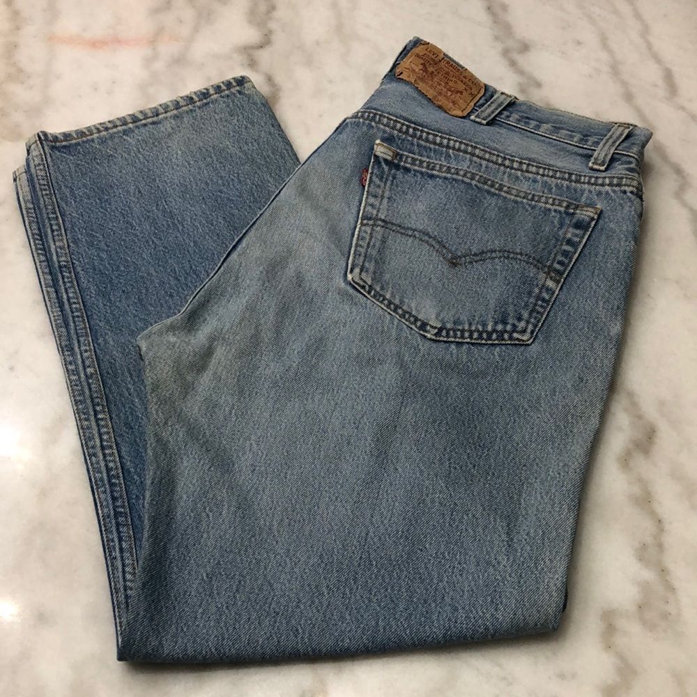 Vintage Levi’s 501xx 36.5x28 Made in USA Regular Fit Straight Leg Button Fly